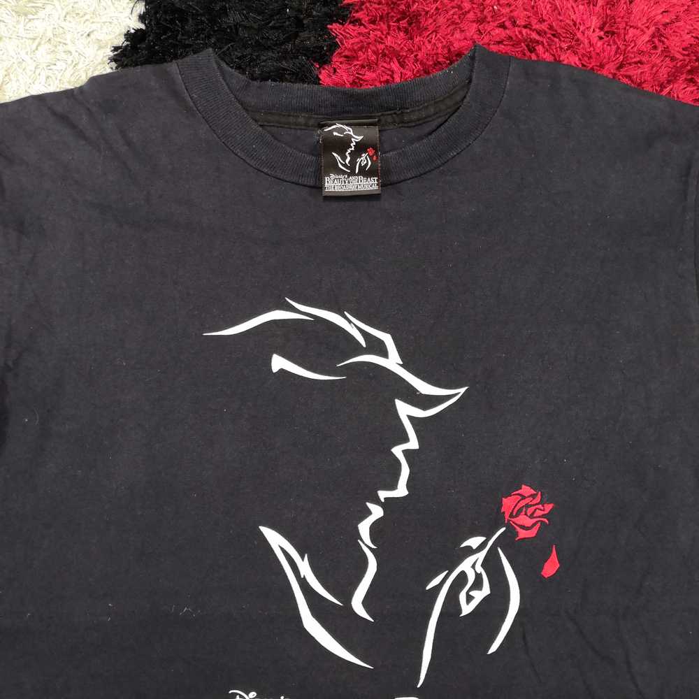 Vintage - Vintage Beauty and the Beast T-Shirt Di… - image 4