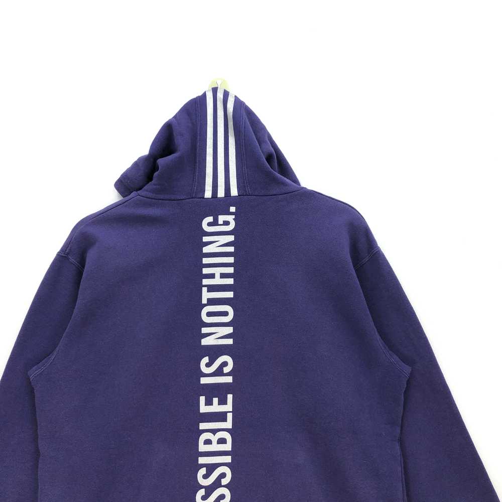 Vintage - Adidas Sweater Hoodie Impossible Nothin… - image 6