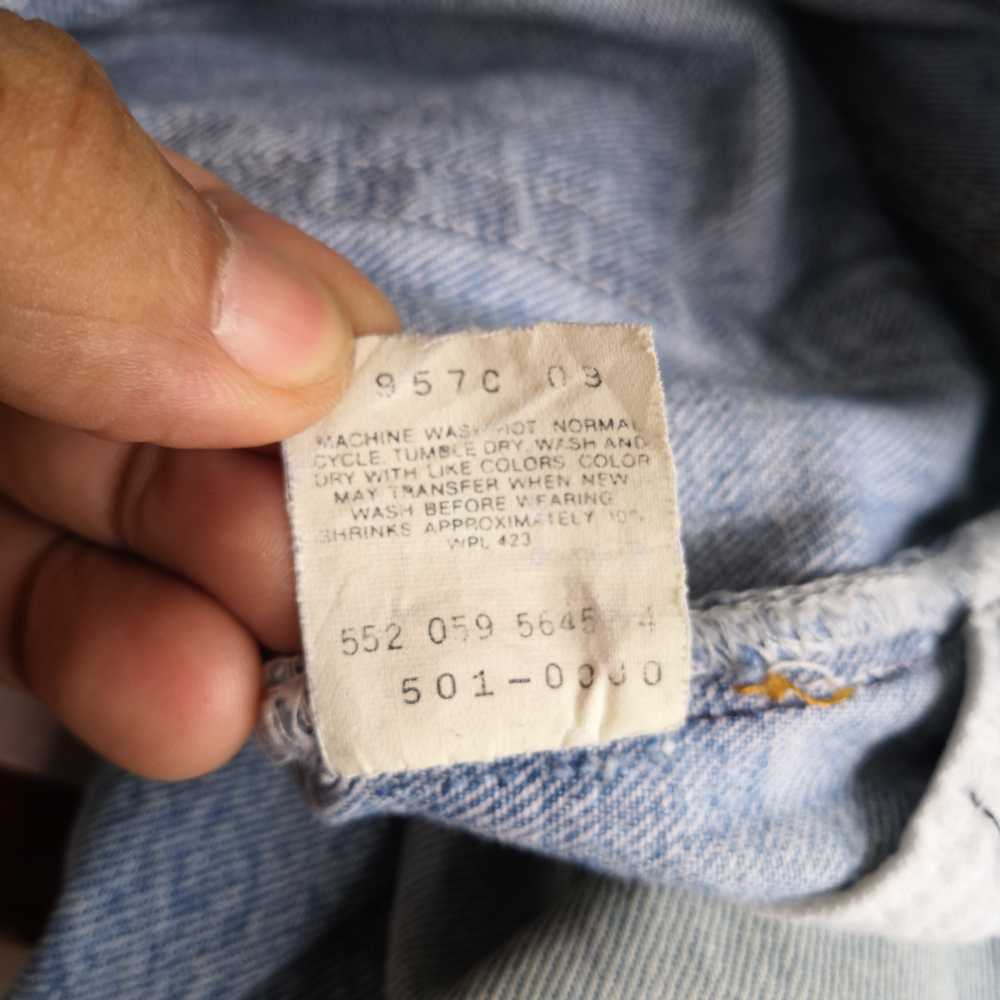 Vintage - Vintage Levis 501 Jeans Distressed Rust… - image 11