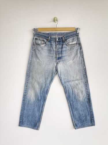 Vintage - Vintage Levis 501 Jeans Distressed Rust… - image 1