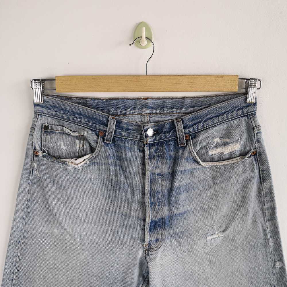Vintage - Vintage Levis 501 Jeans Distressed Rust… - image 4