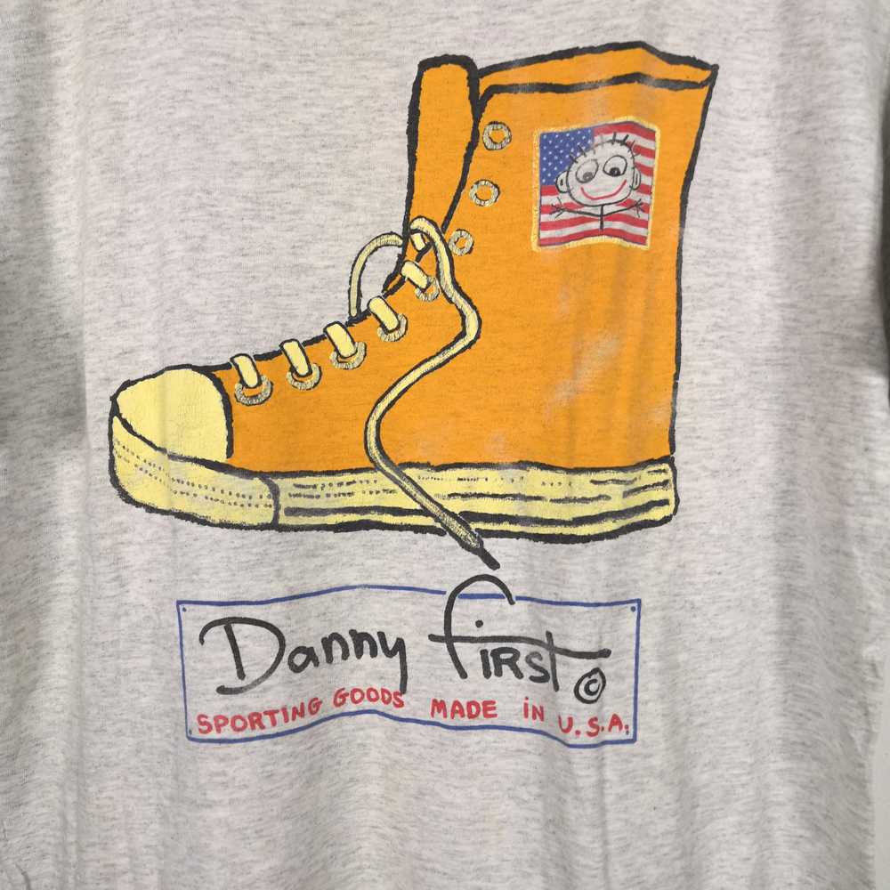 Vintage - Vintage Danny First T Shirt Shoes Like … - image 6