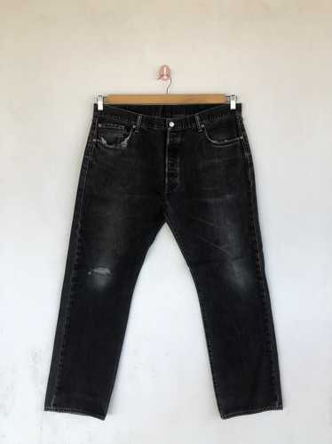Vintage - Vintage Levis 501 Jeans Super Black Levi