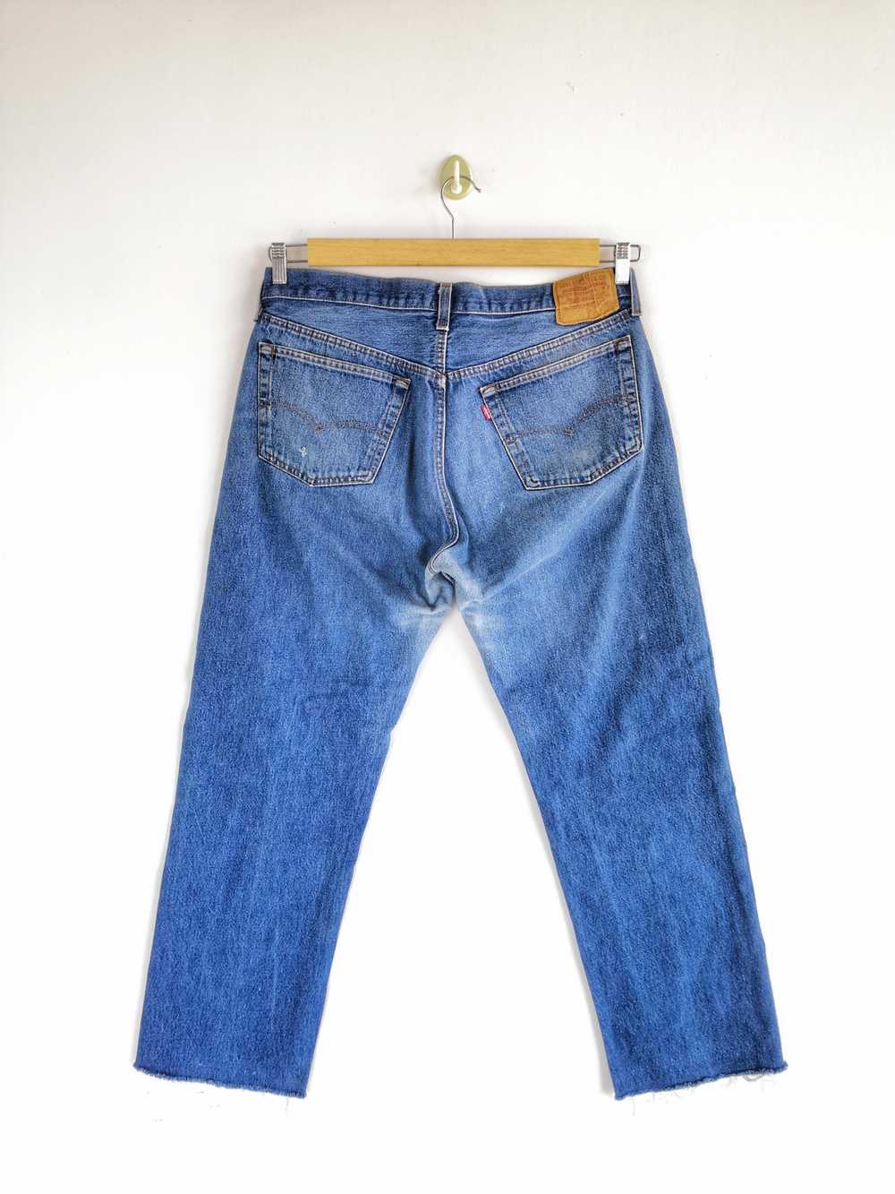 Vintage - Vintage 80s Levis 501 Denim Distressed … - image 2