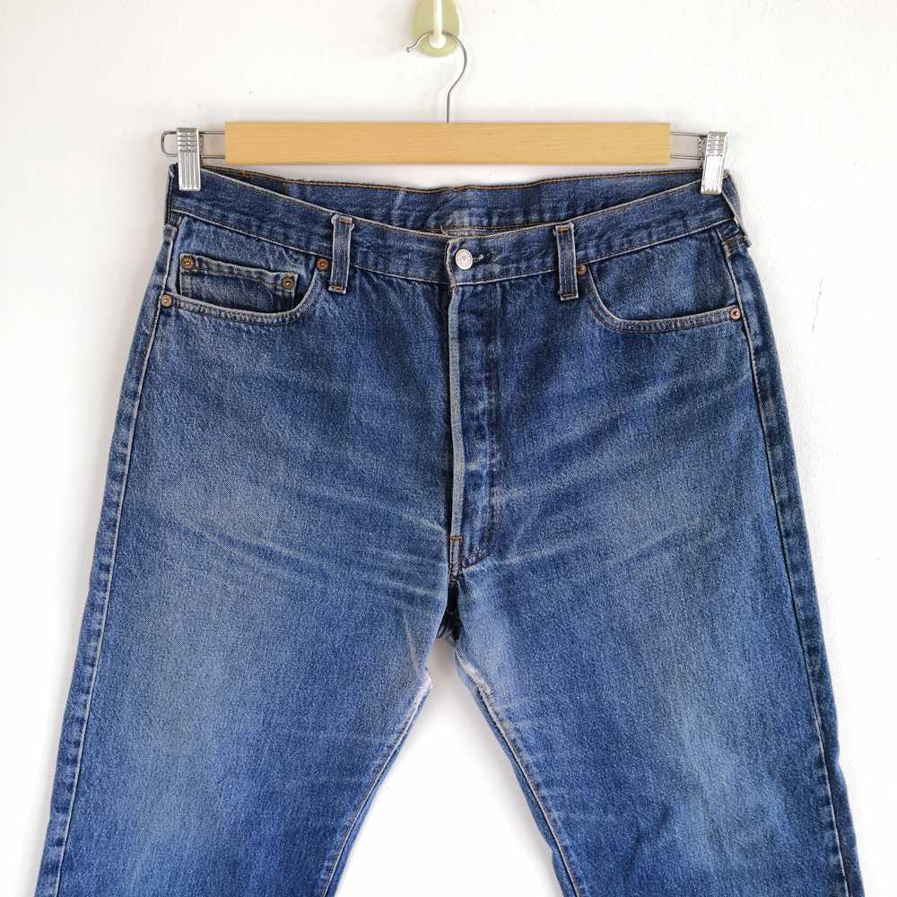 Vintage - Vintage 80s Levis 501 Denim Distressed … - image 4