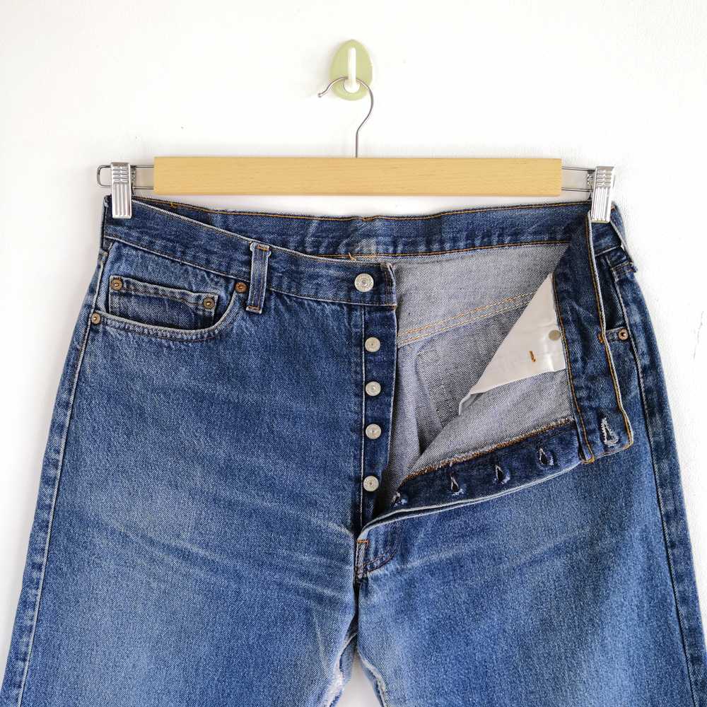 Vintage - Vintage 80s Levis 501 Denim Distressed … - image 7