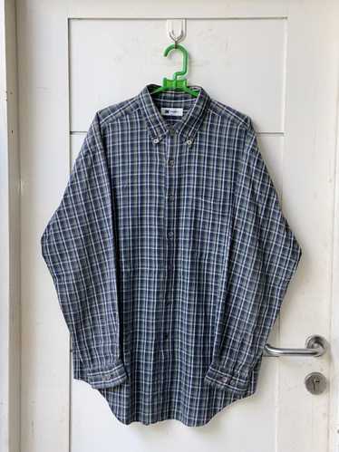 Issey Miyake IM PRODUCT Checkered Striped Shirt