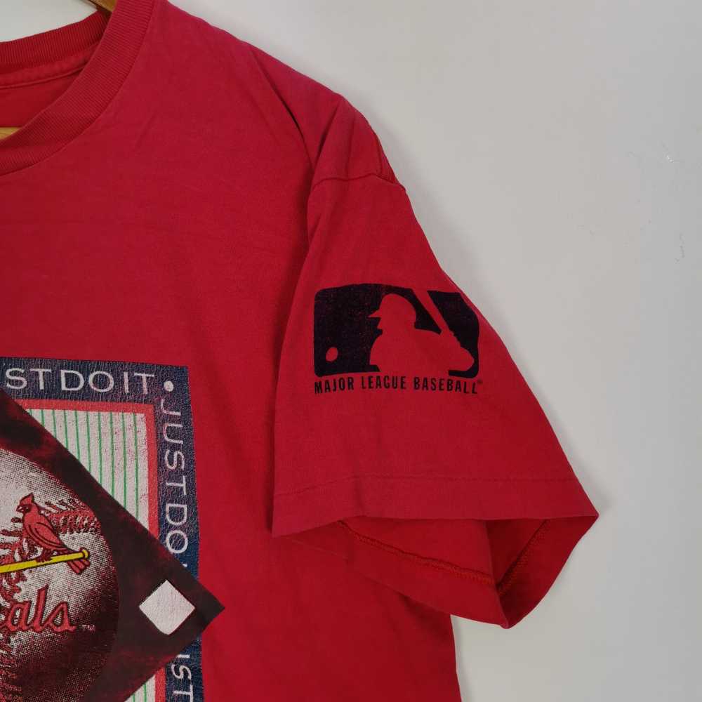 Vintage - Vintage Nike T-Shirt Cardinal MLB Tee N… - image 6