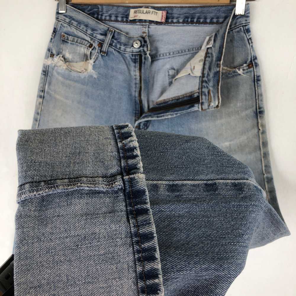 Vintage - Vintage Levis Jeans Faded Distressed Le… - image 10