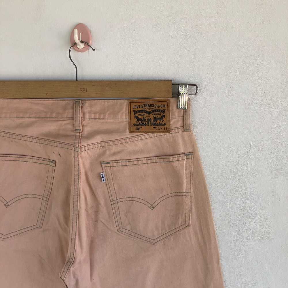 Vintage - Vintage Levis Jeans Beige Orange Levis … - image 5