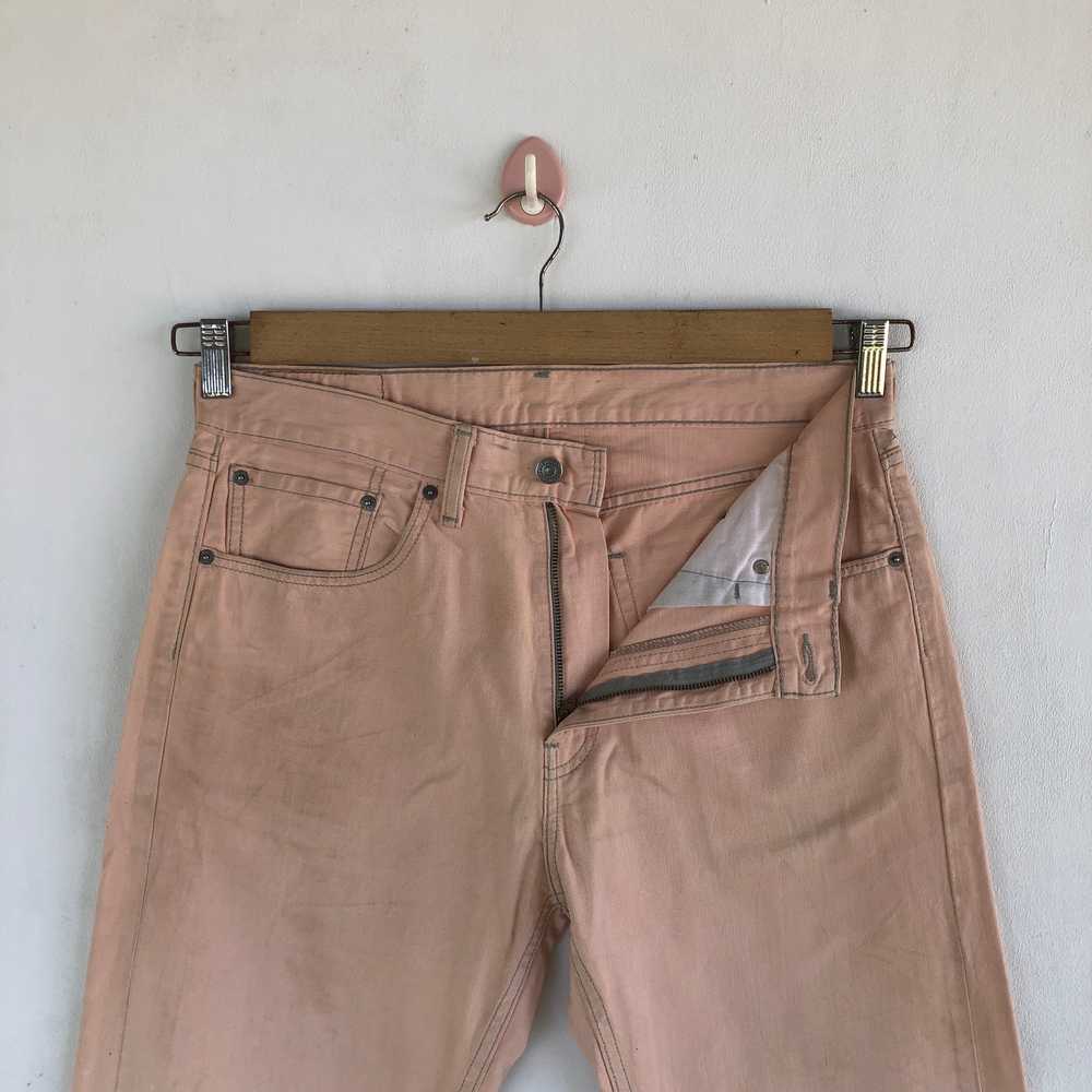 Vintage - Vintage Levis Jeans Beige Orange Levis … - image 6