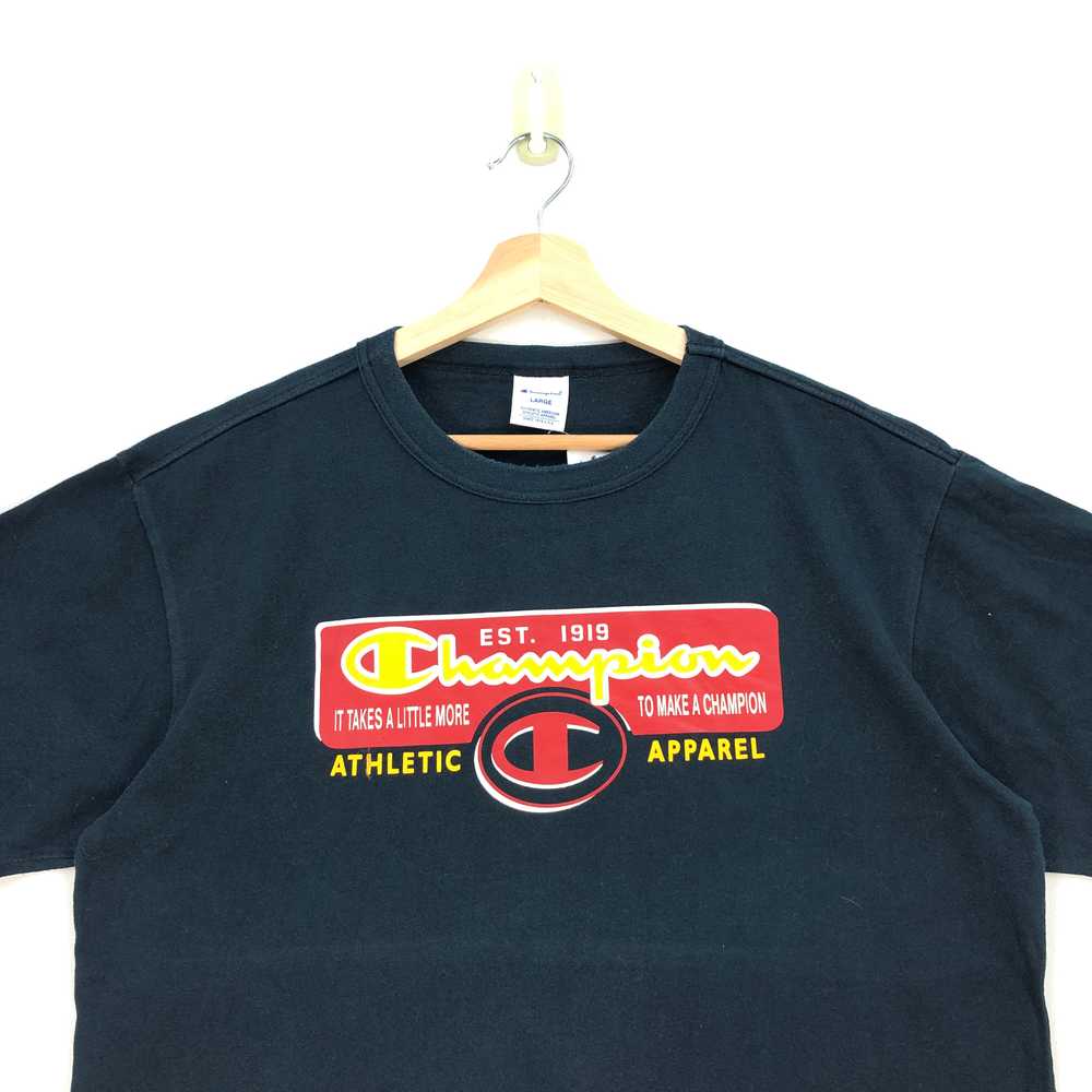 Vintage - Vintage Champion T Shirt Champion Athle… - image 2