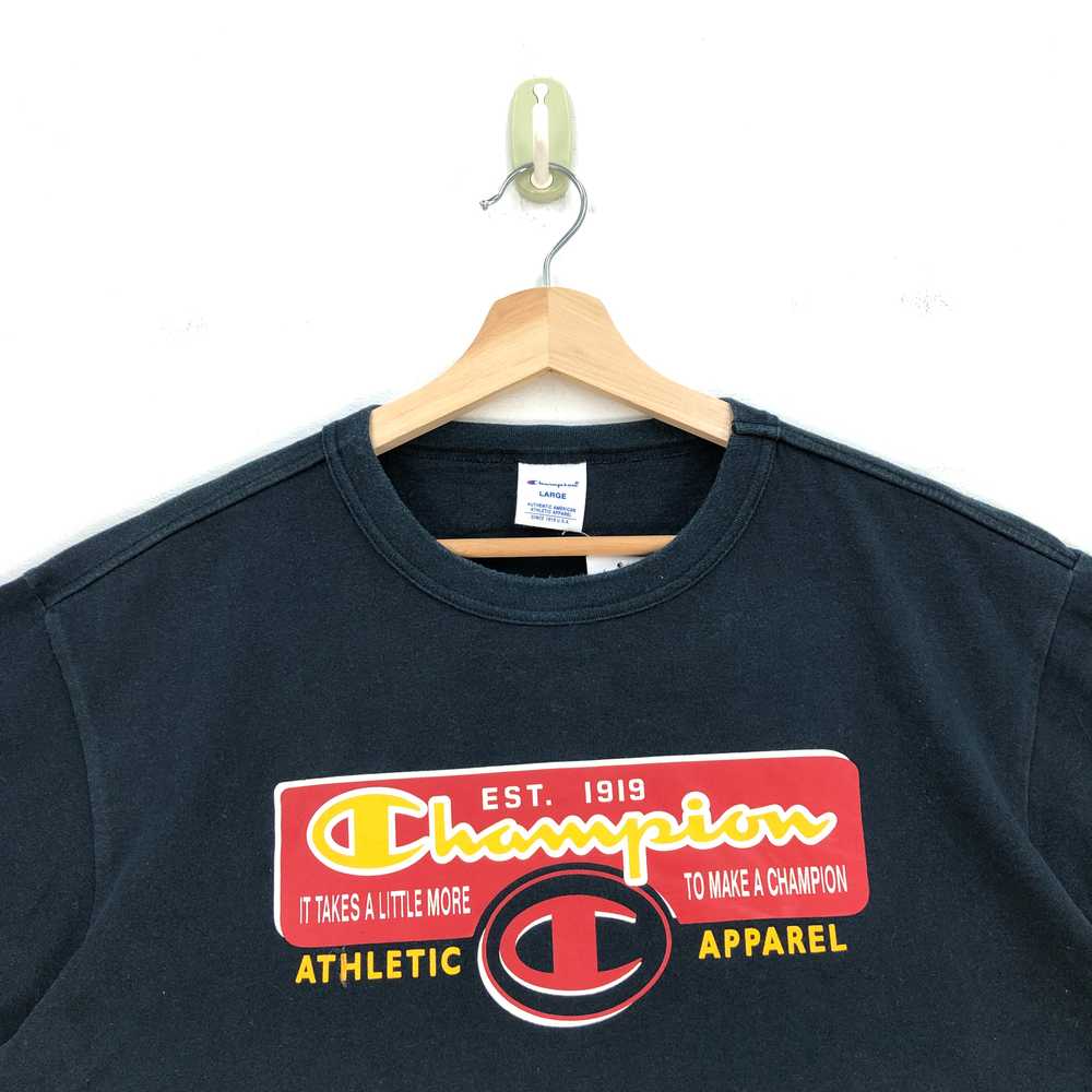 Vintage - Vintage Champion T Shirt Champion Athle… - image 3