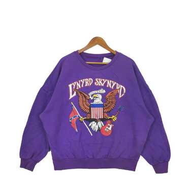 Vintage - Vintage Lynyrd Skynyrd Sweatshirt Rock … - image 1