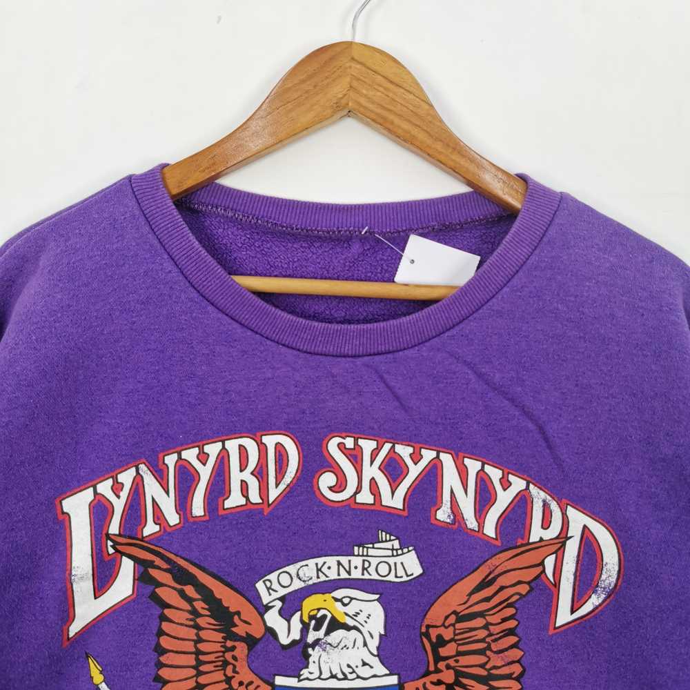 Vintage - Vintage Lynyrd Skynyrd Sweatshirt Rock … - image 3