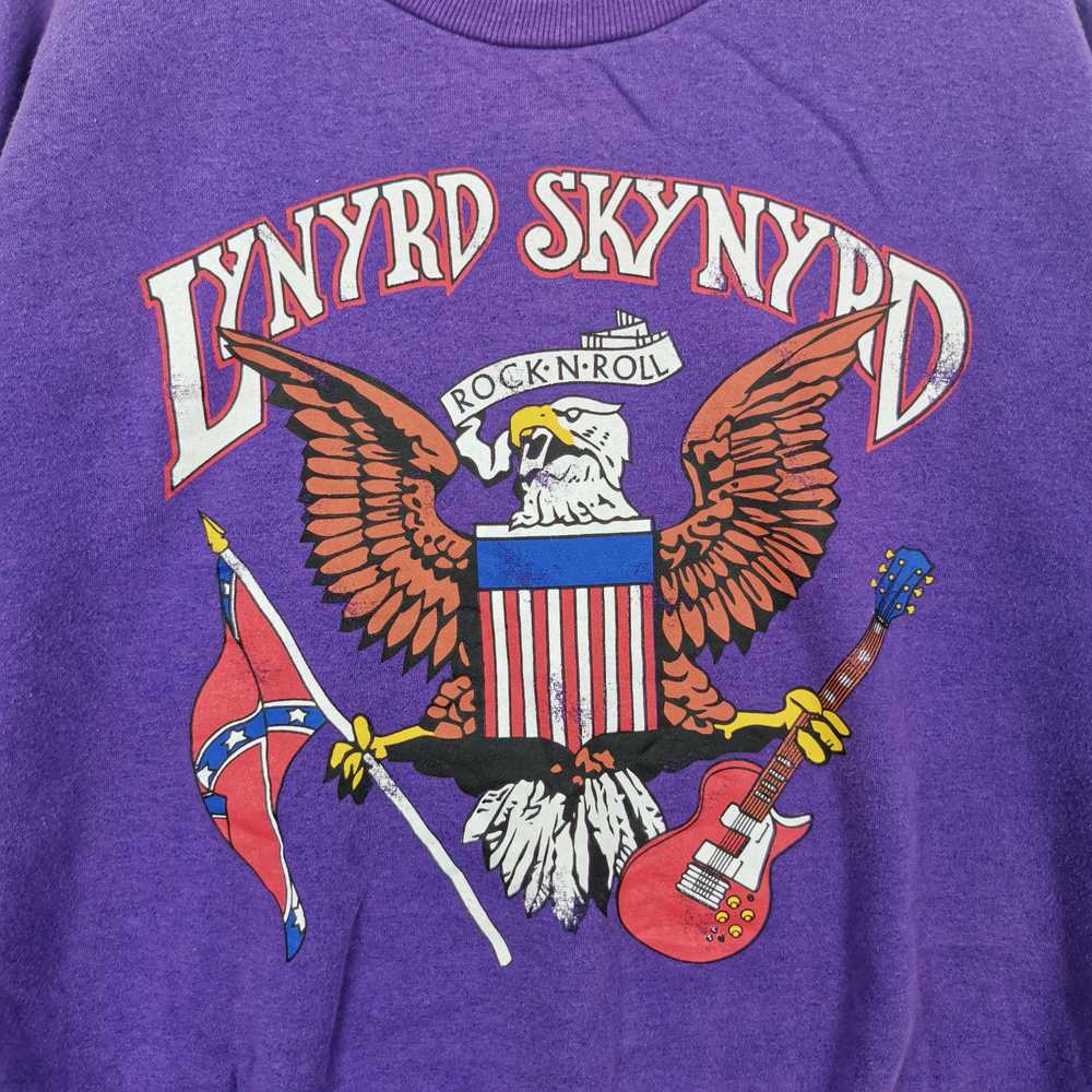 Vintage - Vintage Lynyrd Skynyrd Sweatshirt Rock … - image 5