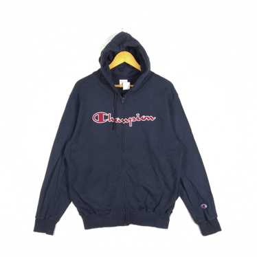 Vintage - Vintage Champion Sweater Hoodie Champio… - image 1