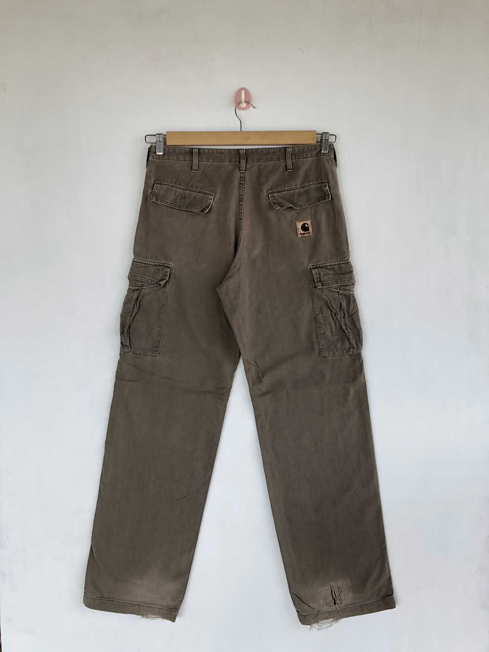 Vintage - Vintage Carhartt Workers Cargo Pants Mu… - image 2