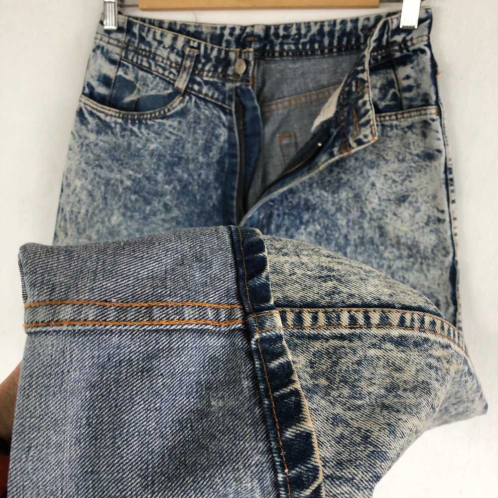 Vintage - Vintage Japanese Jeans Acid Wash Denim … - image 10