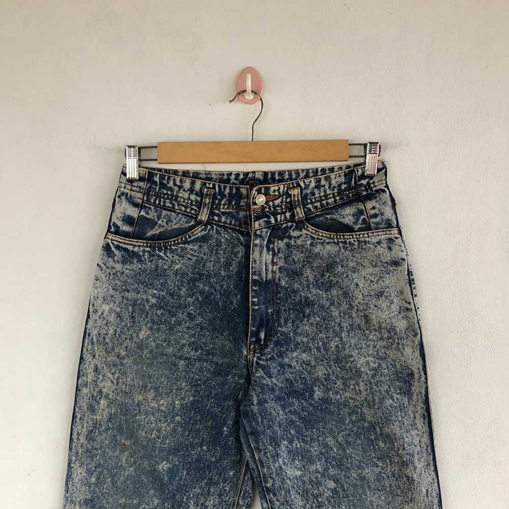 Vintage - Vintage Japanese Jeans Acid Wash Denim … - image 3