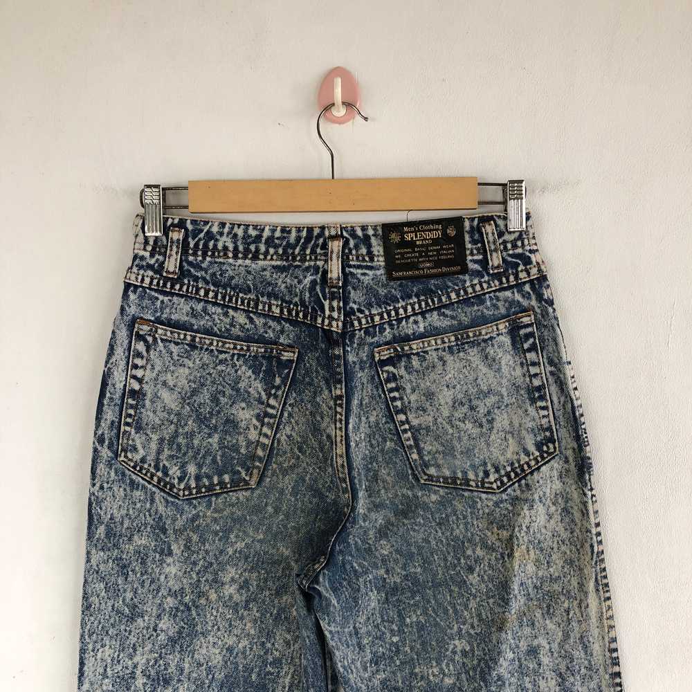 Vintage - Vintage Japanese Jeans Acid Wash Denim … - image 4