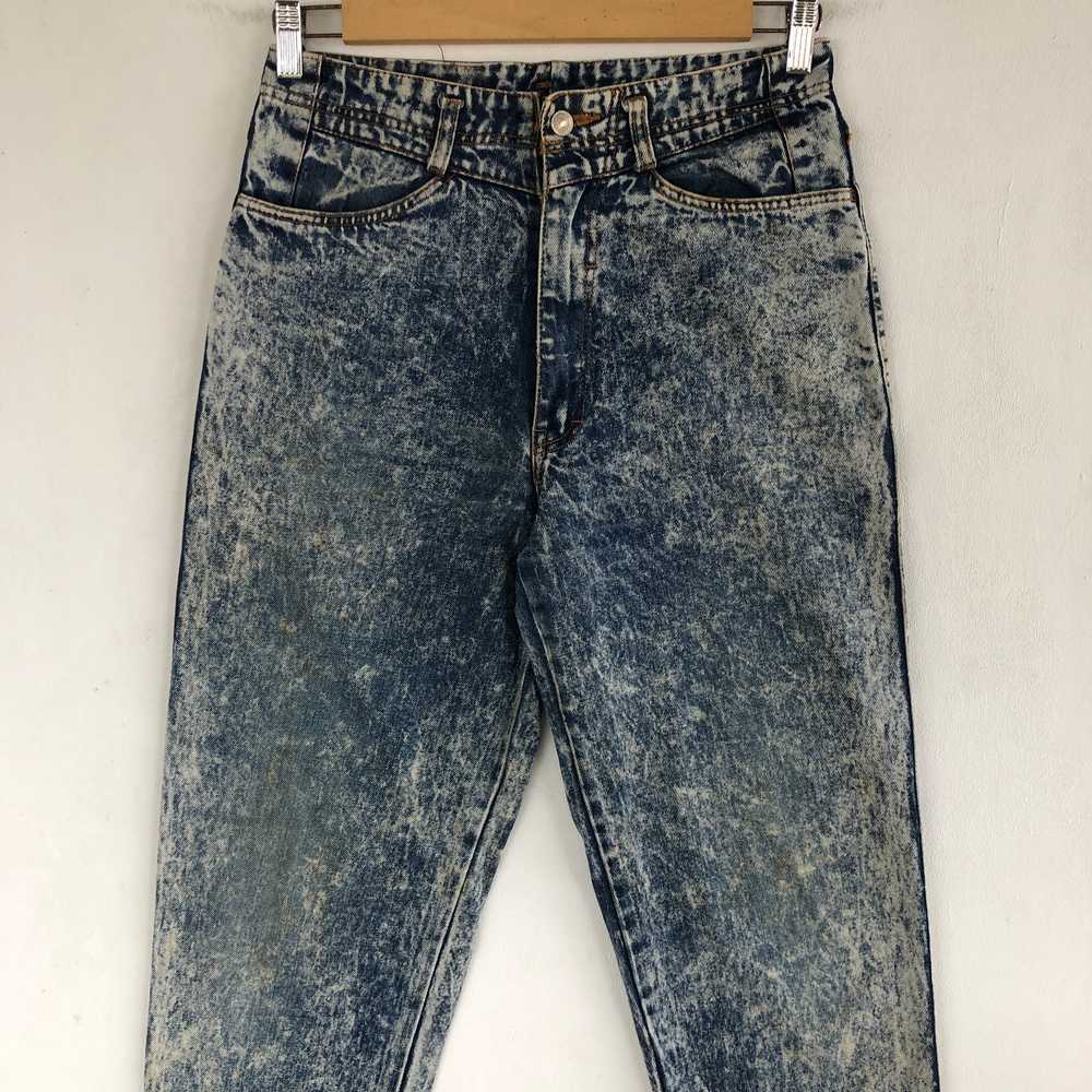 Vintage - Vintage Japanese Jeans Acid Wash Denim … - image 5