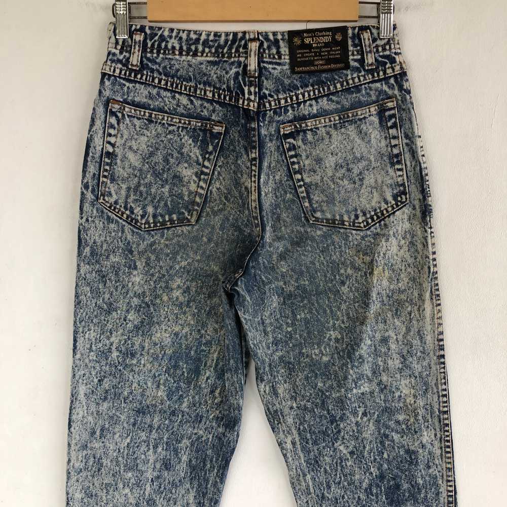 Vintage - Vintage Japanese Jeans Acid Wash Denim … - image 6