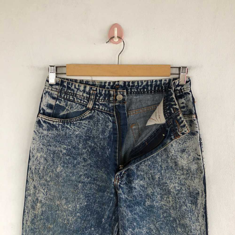 Vintage - Vintage Japanese Jeans Acid Wash Denim … - image 8