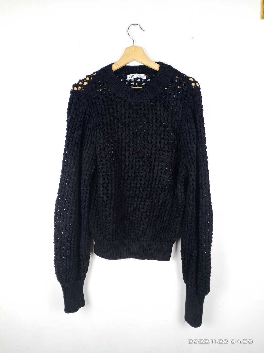 Zara - 💥RARE💥Zara Cable Knit Sweatshirt Nice De… - image 1