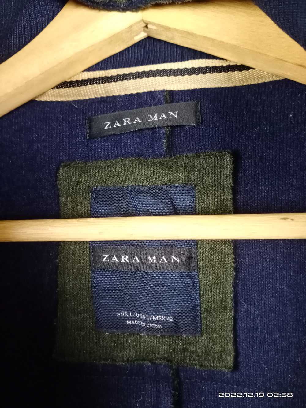 Zara - 💥RARE💥Zara Man Wool Hooded Jacket Nice D… - image 9