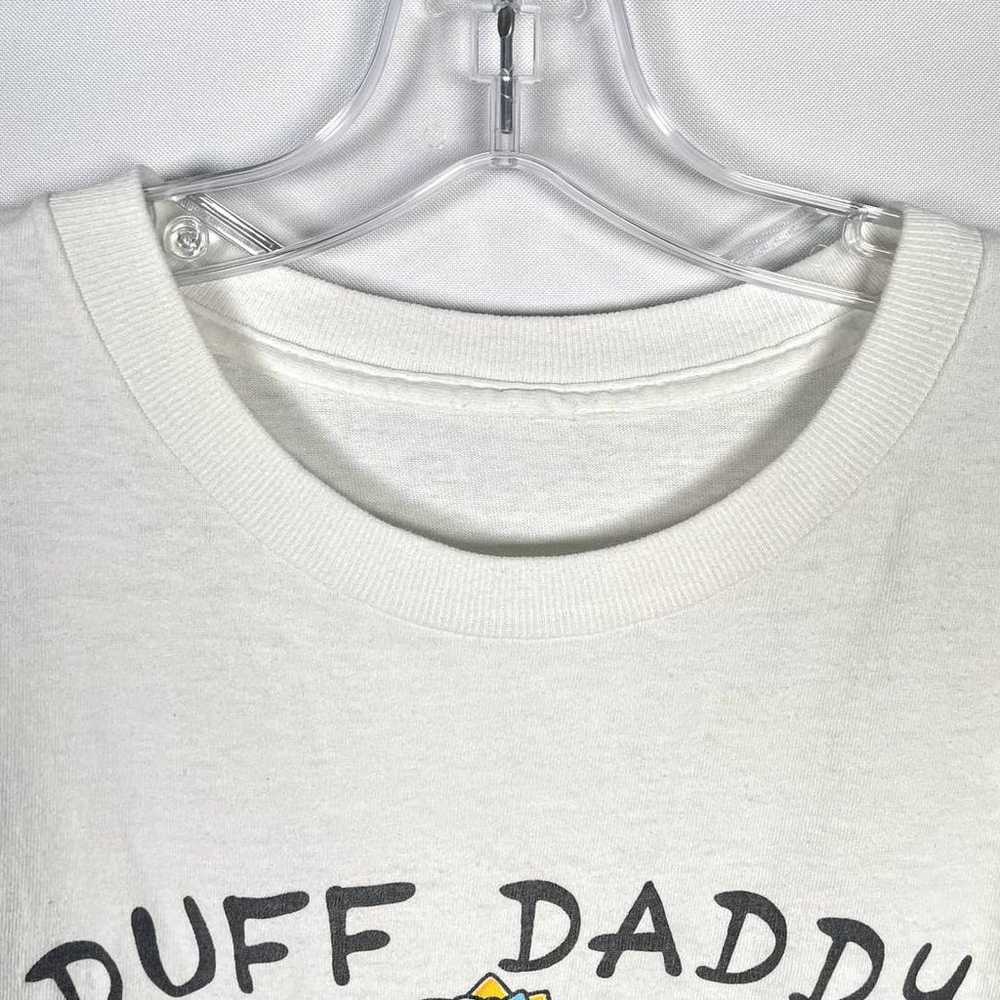 Vintage 2002 Fox The Simpsons Duff Daddy Men Whit… - image 4