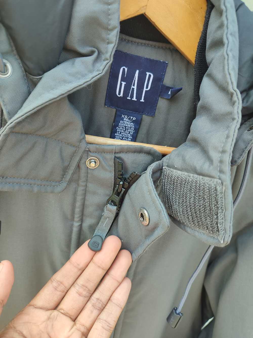 Gap - GAP Grey Hooded Puffer Jacket - image 5