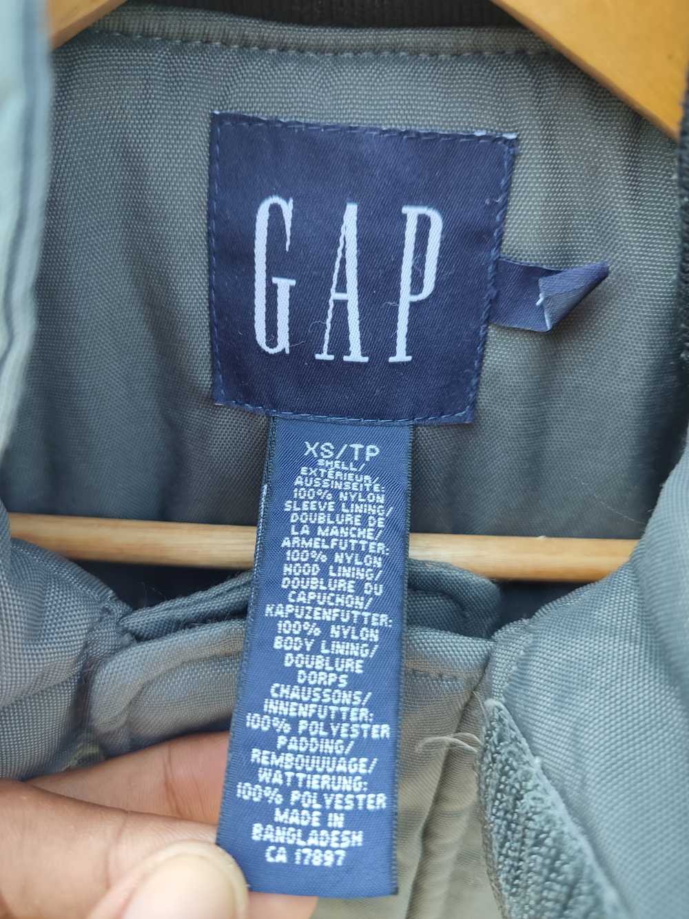 Gap - GAP Grey Hooded Puffer Jacket - image 6