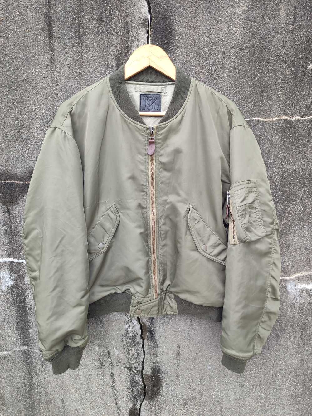 Designer - Japanese Brand Moussy Bomber Jacket St… - image 1