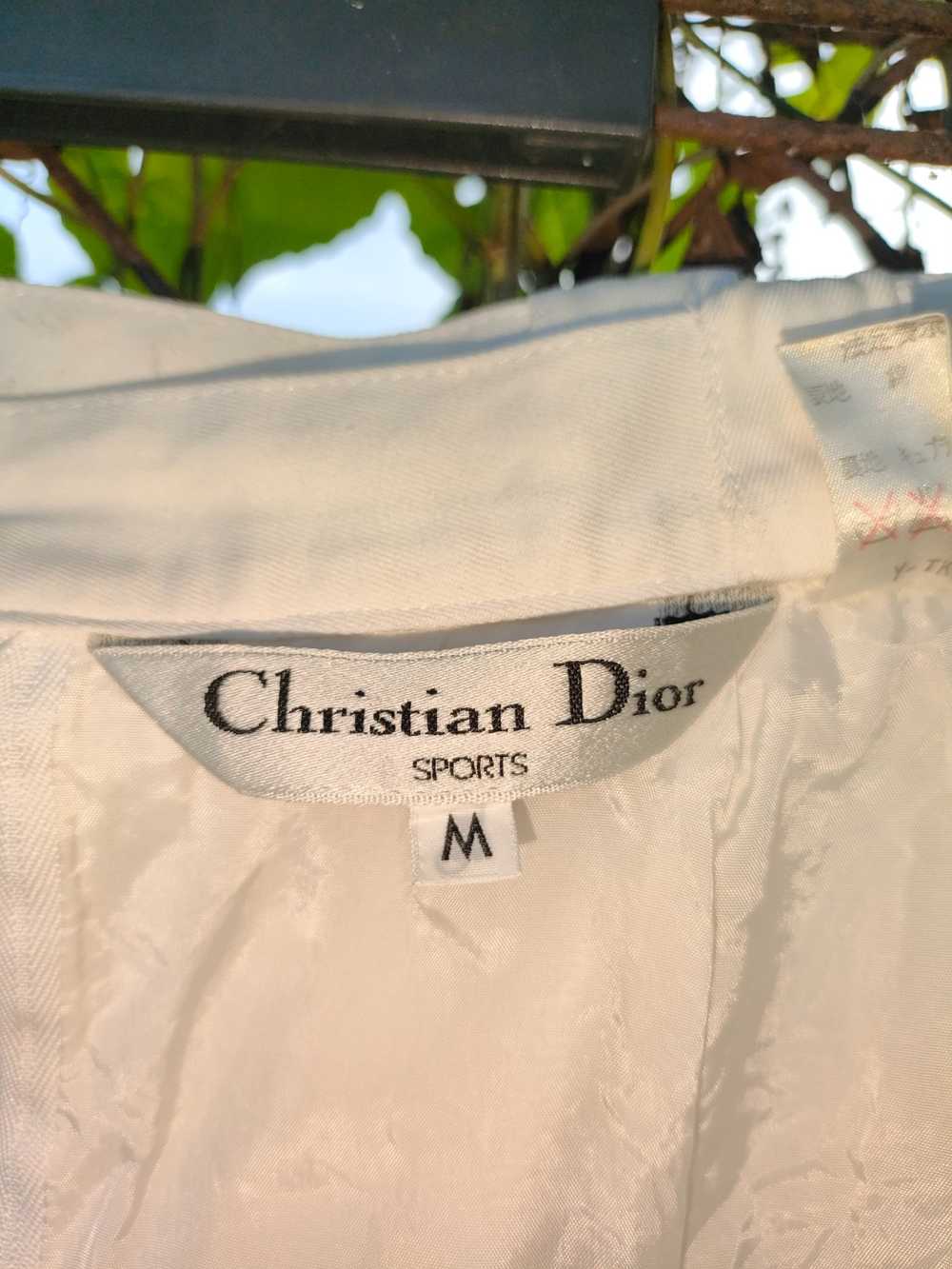 Vintage mini skirt Christian Dior sports Two pock… - image 8