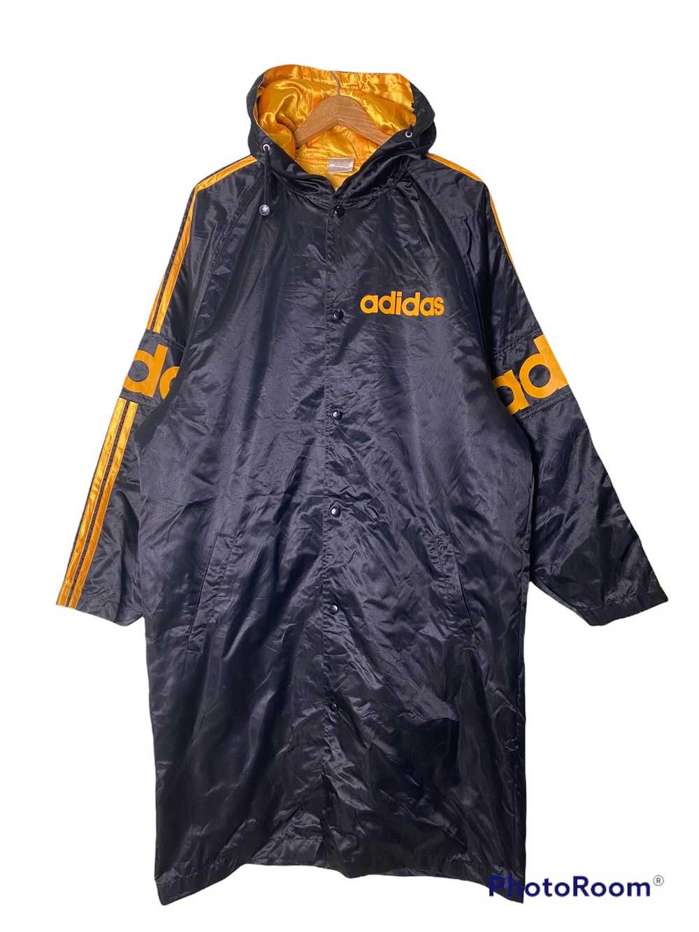 💥Last Drop💥Vintage 90s Adidas Coach Long Jacket - image 2