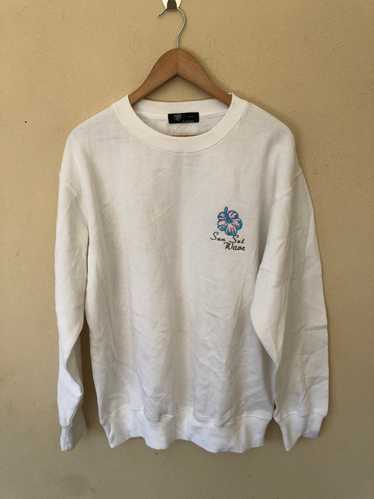 Japanese Brand - Sun sat wave printed sweatshirt - image 1