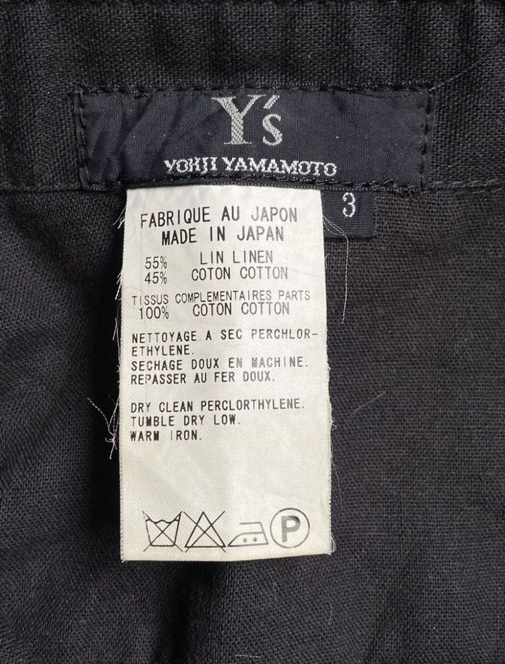 Y's × Yohji Yamamoto Y’S YOHJI YAMAMOTO Black Shi… - image 7