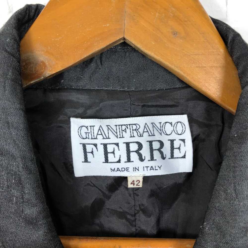 Designer - 100% SILK JACKET GIANFRANCO FERRE MADE… - image 9