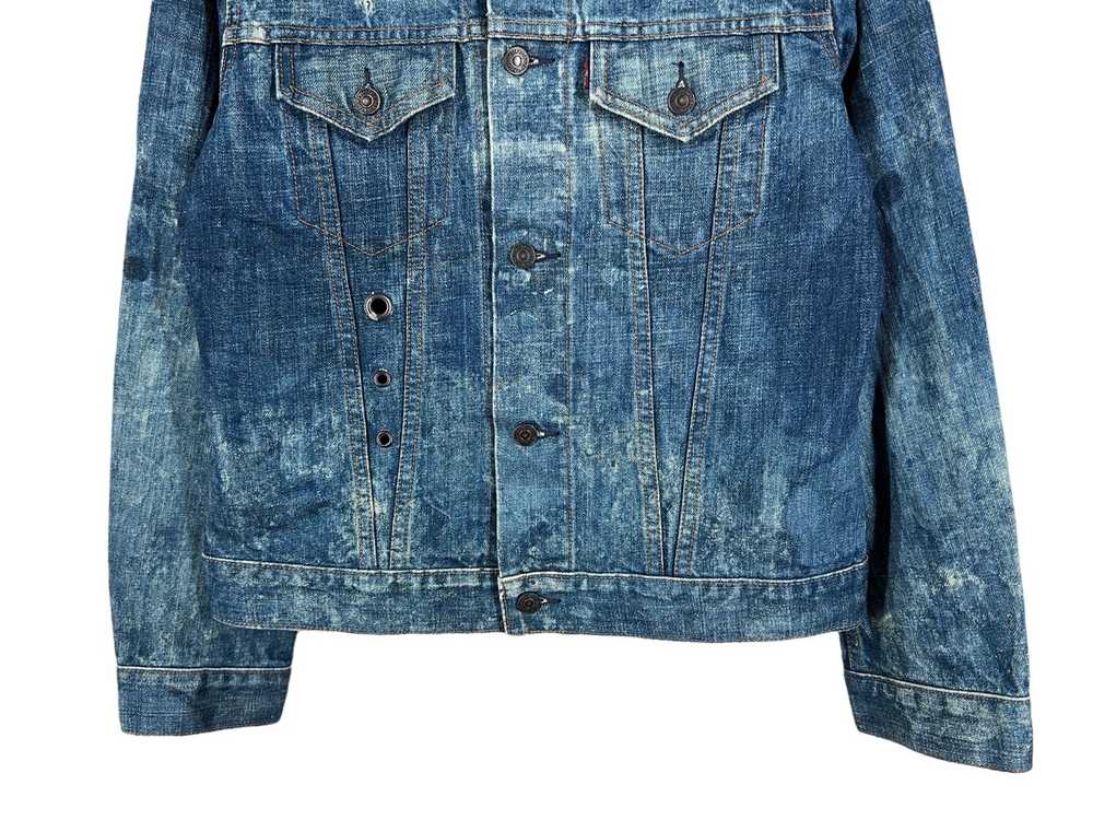Levi's 🔥VINTAGE LEVIS RED TAB DYED TRUCKER JACKE… - image 5