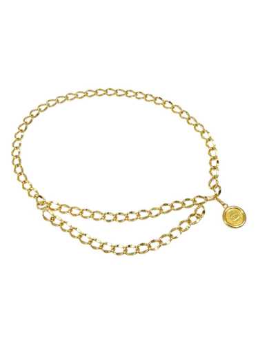 CHANEL Pre-Owned 1994 Medallion chain belt - Gold - image 1