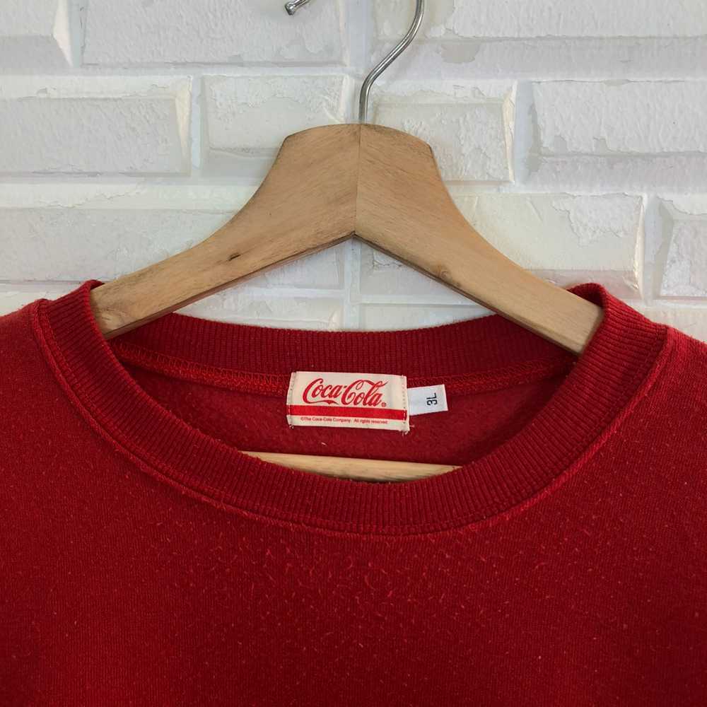 Japanese Brand - VINTAGE COCA COLA BIG LOGO SWEAT… - image 4