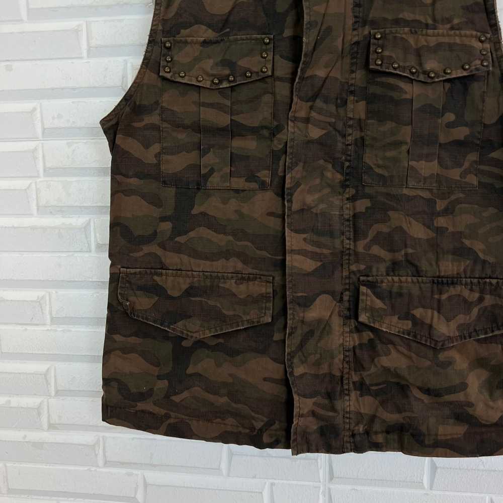 Military - VINTAGE IN THE ATTIC JAPAN VEST CAMO D… - image 4