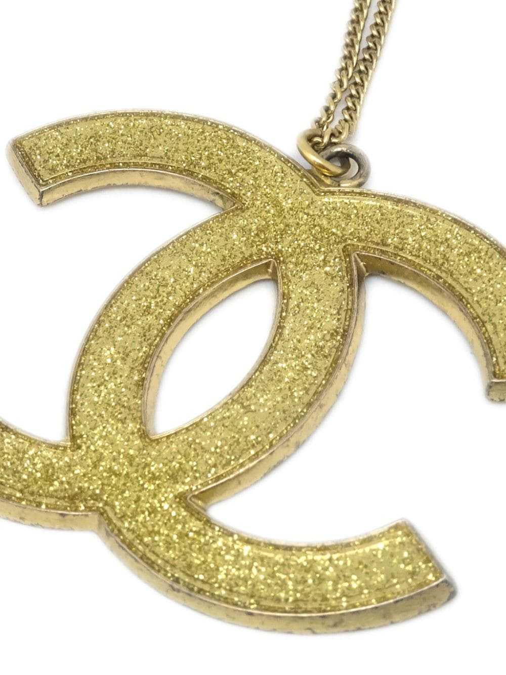CHANEL Pre-Owned 2005 CC pendant necklace - Gold - image 2