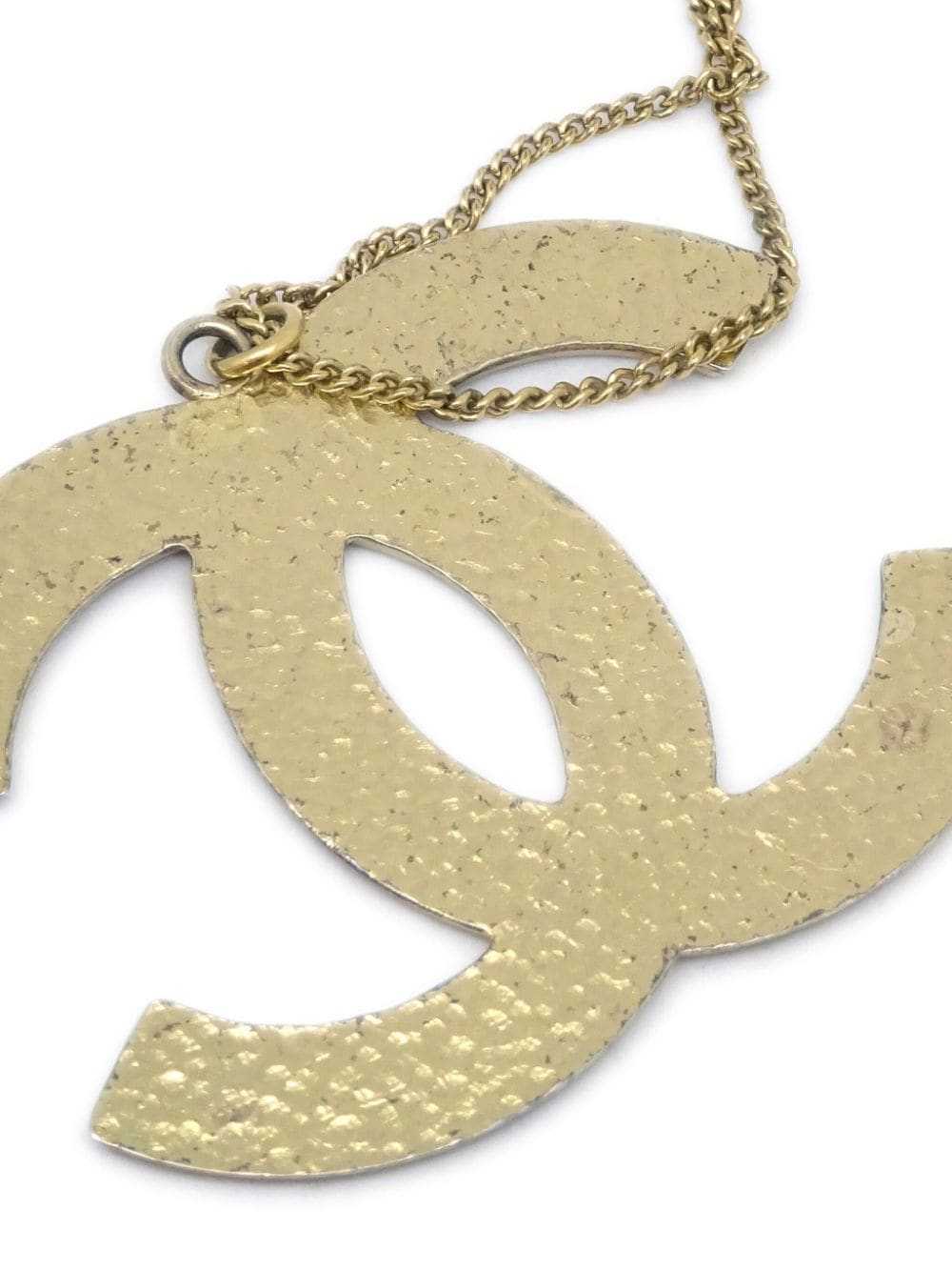 CHANEL Pre-Owned 2005 CC pendant necklace - Gold - image 3