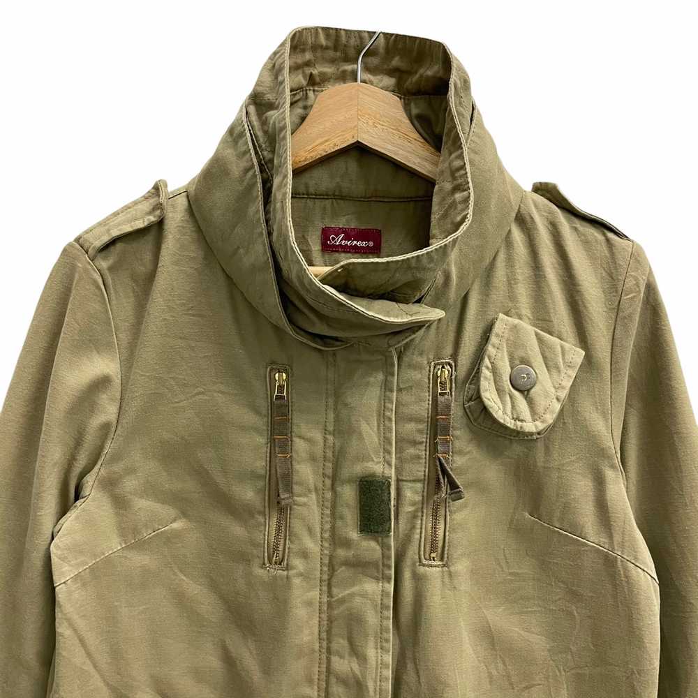 Military - VINTAGE AVIREX ARMY PARKA JACKET MILIT… - image 4