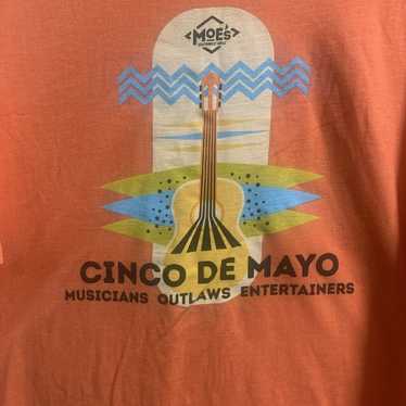 Moes Southwest Grill Cinco De Mayo T Shirt XLarge 
