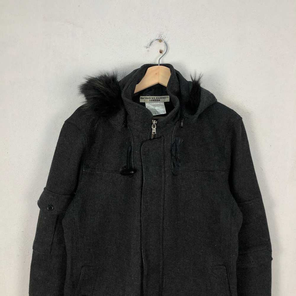 Katharine Hamnett London - RARE MINK FUR HOODIE W… - image 3