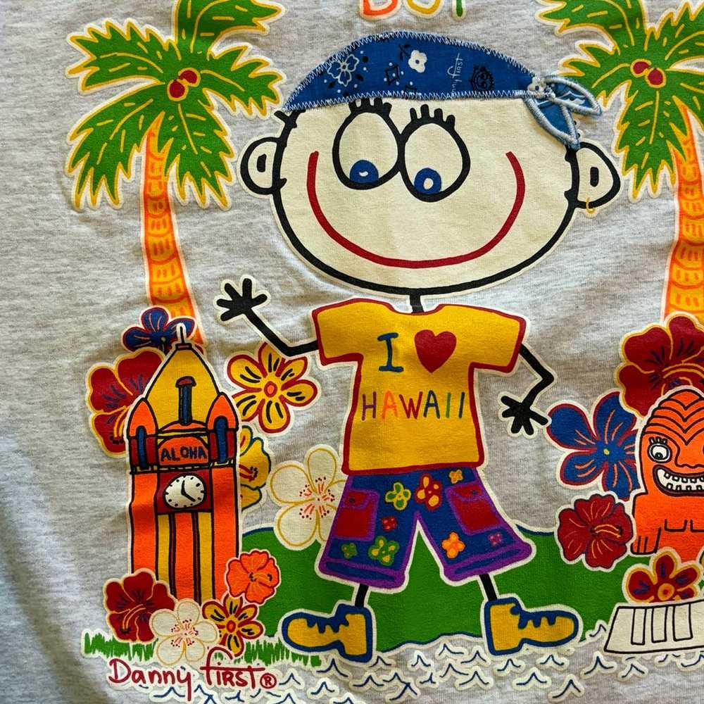 RARE Vintage 90’s Danny First Hawaii Boy T Shirt.… - image 2