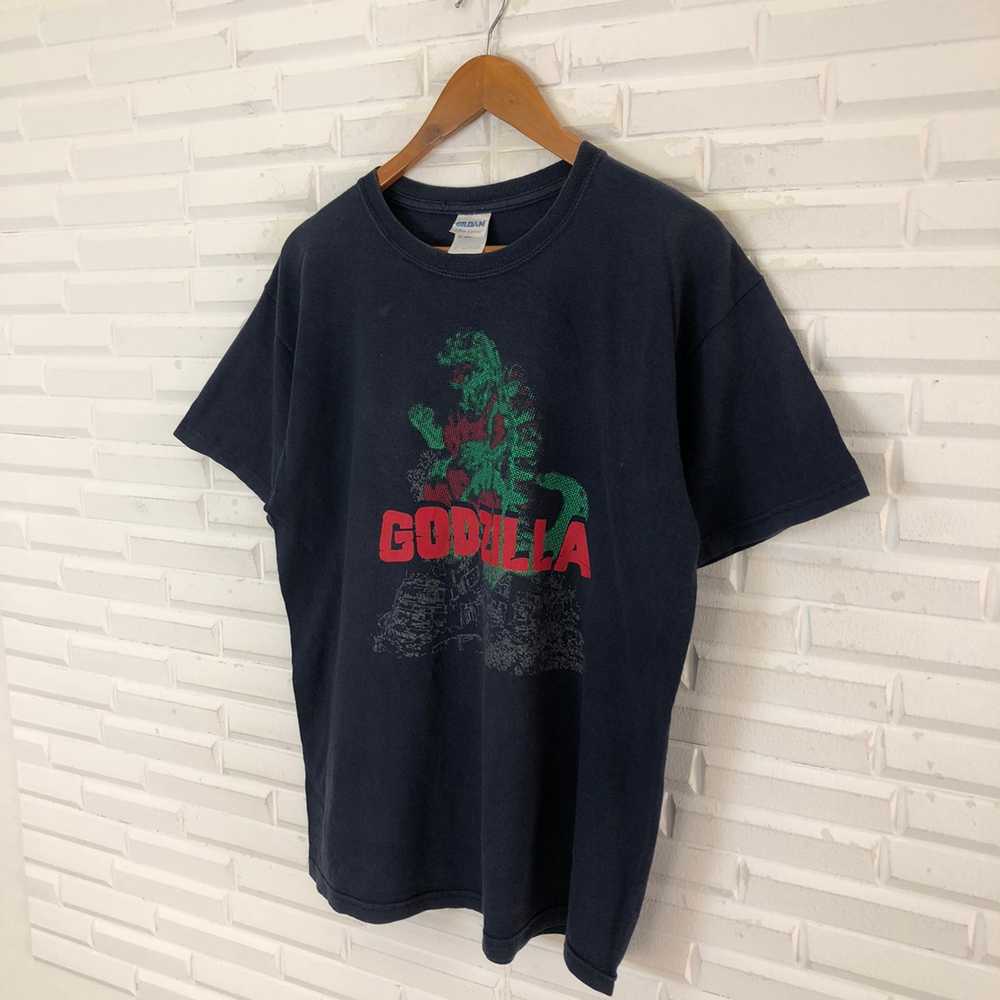 Vintage - VINTAGE GODZILLA MOVIE BIG LOGO T-SHIRT - image 2